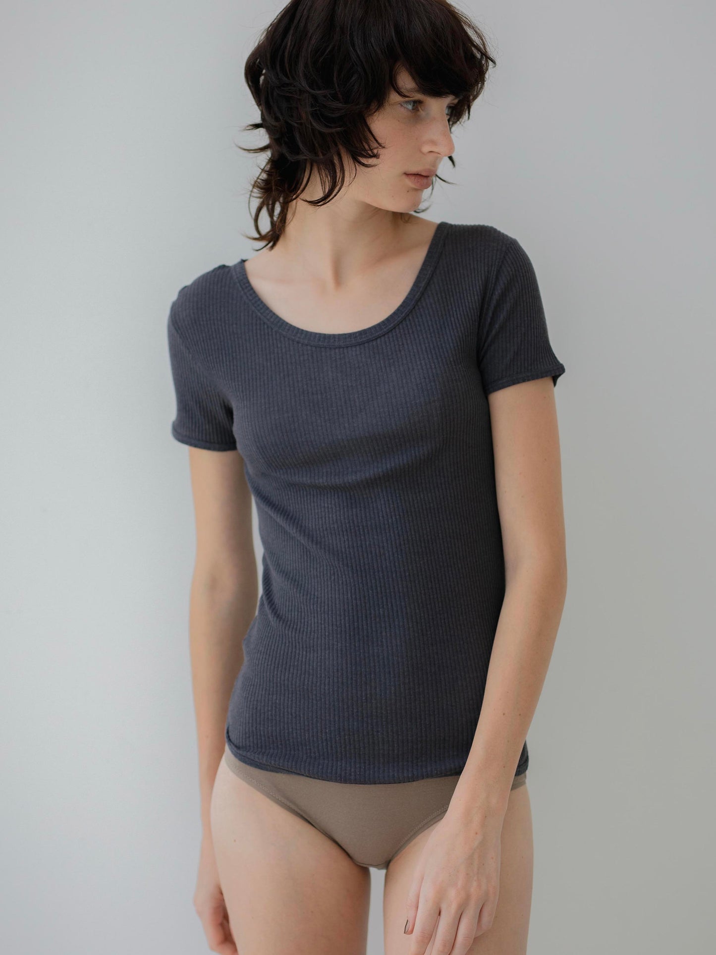 Sacre / リブTシャツ (3color)