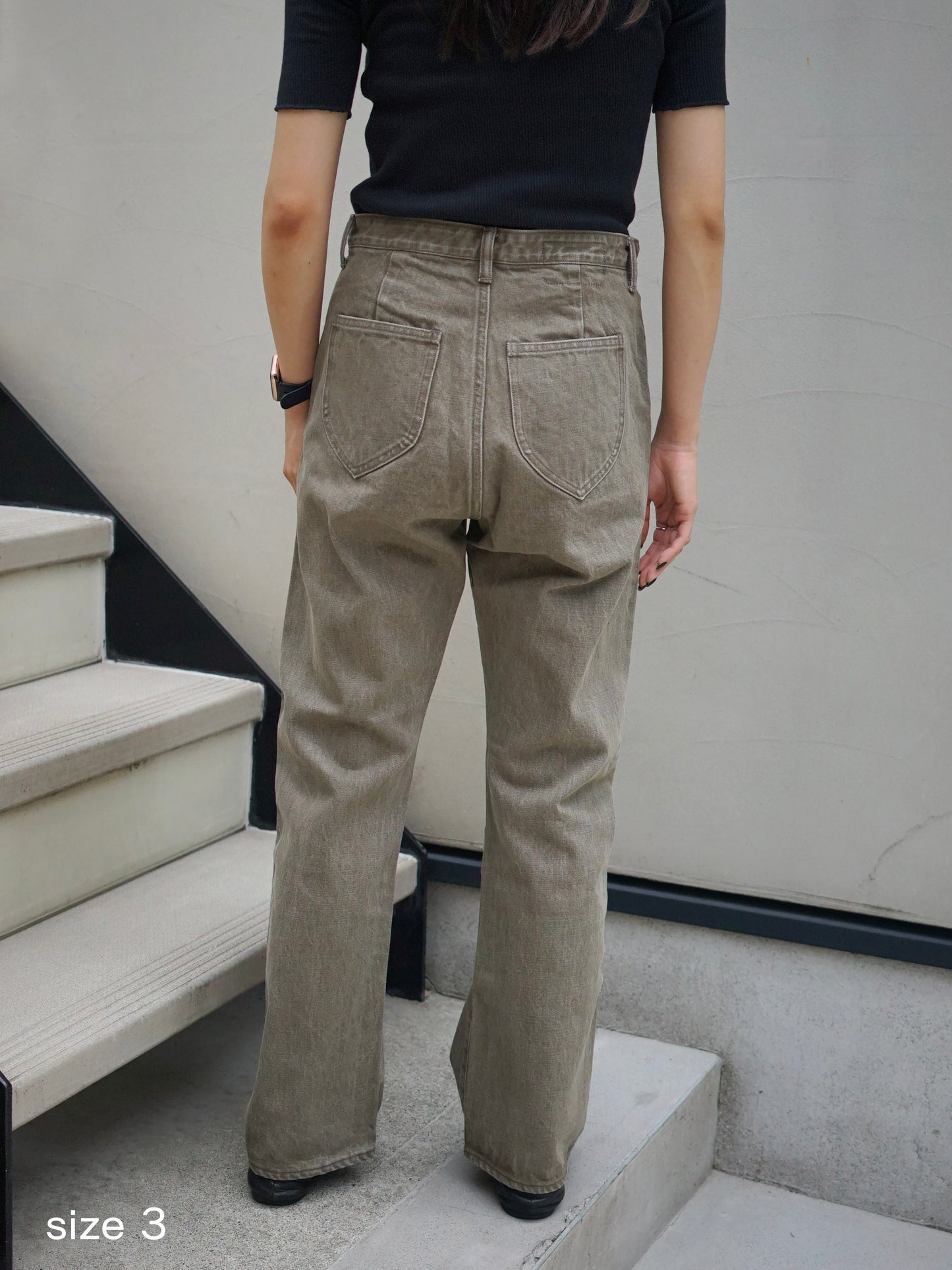 JöICEADDED / 5PK Denim Trousers “MOSS BROWN”
