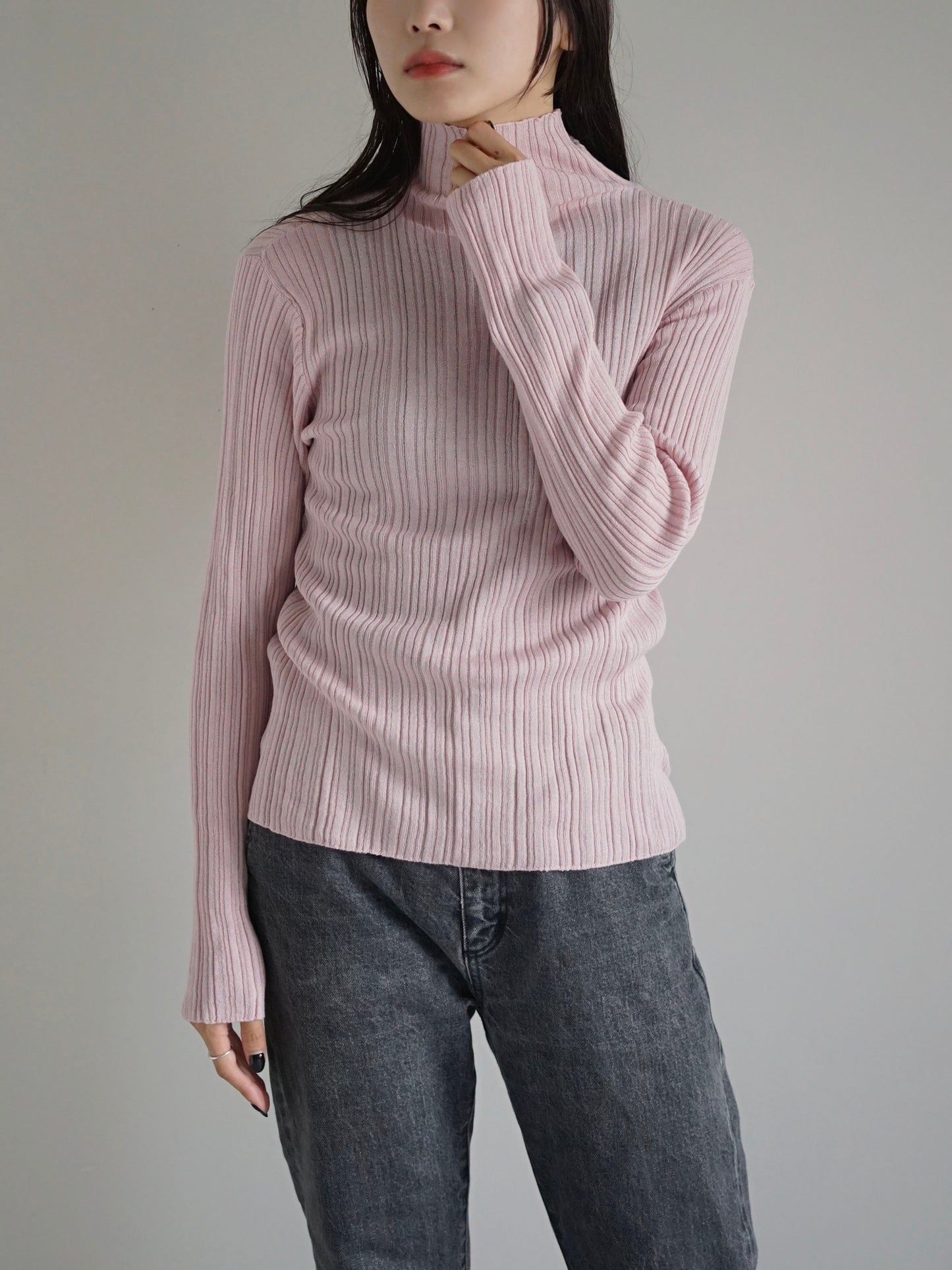 WANDERUNG / Ribbed Pullover (3color)