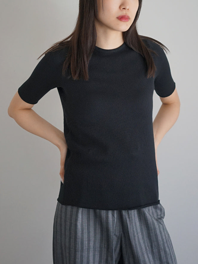 THE HINOKI / Organic Cotton Rib T-Shirt (2color)