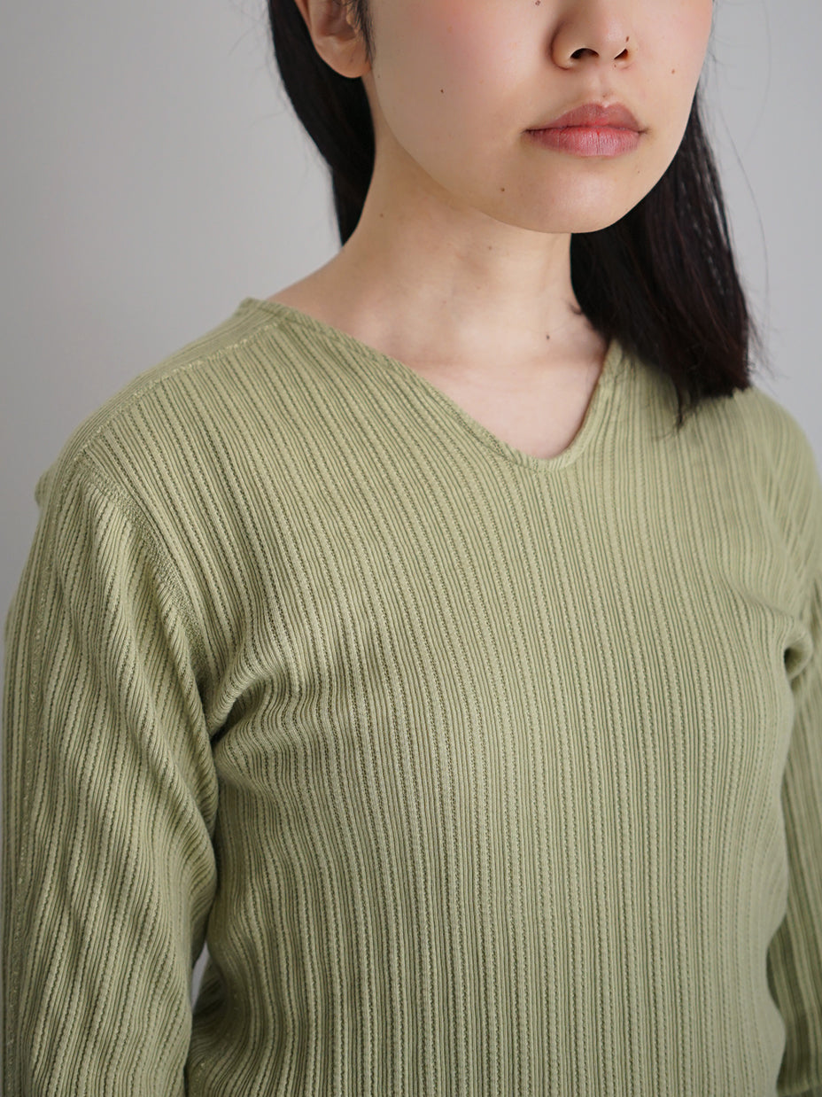 JöICEADDED / Picot hem Long Sleeve Top (2color)
