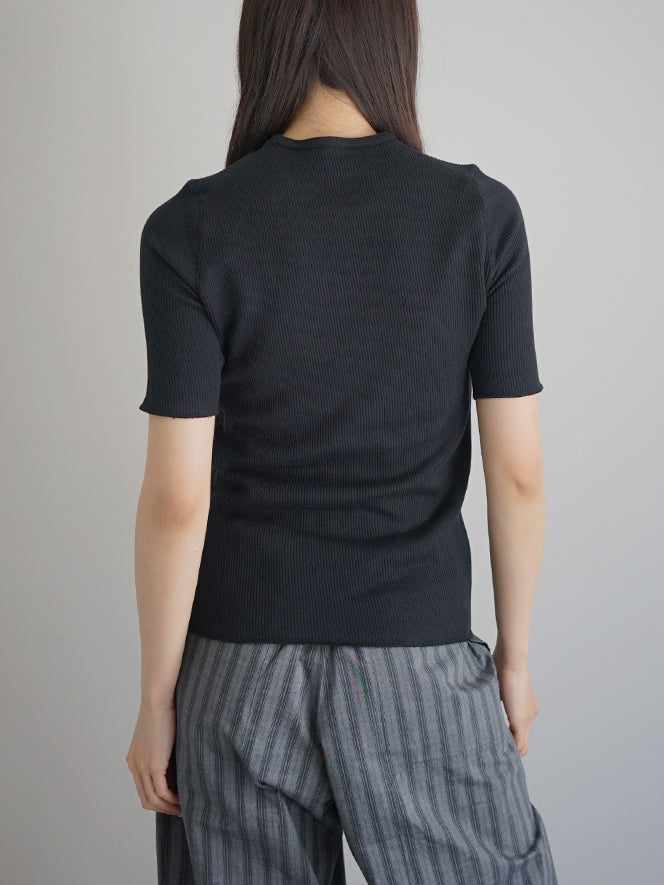 THE HINOKI / Organic Cotton Rib T-Shirt (2color)