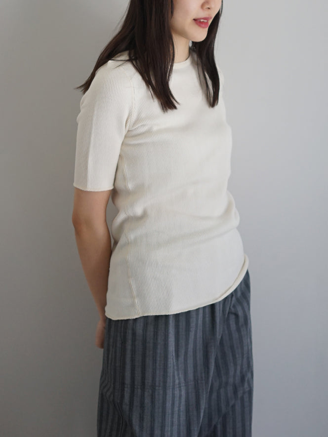THE HINOKI / Organic Cotton Rib T-Shirt (2color)