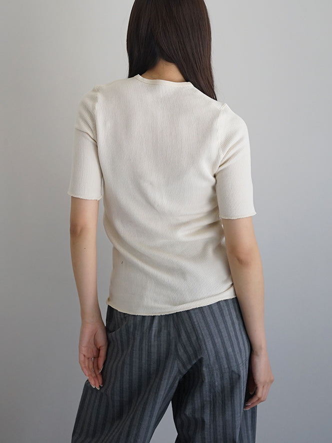THE HINOKI / Organic Cotton Rib T-Shirt (2color)