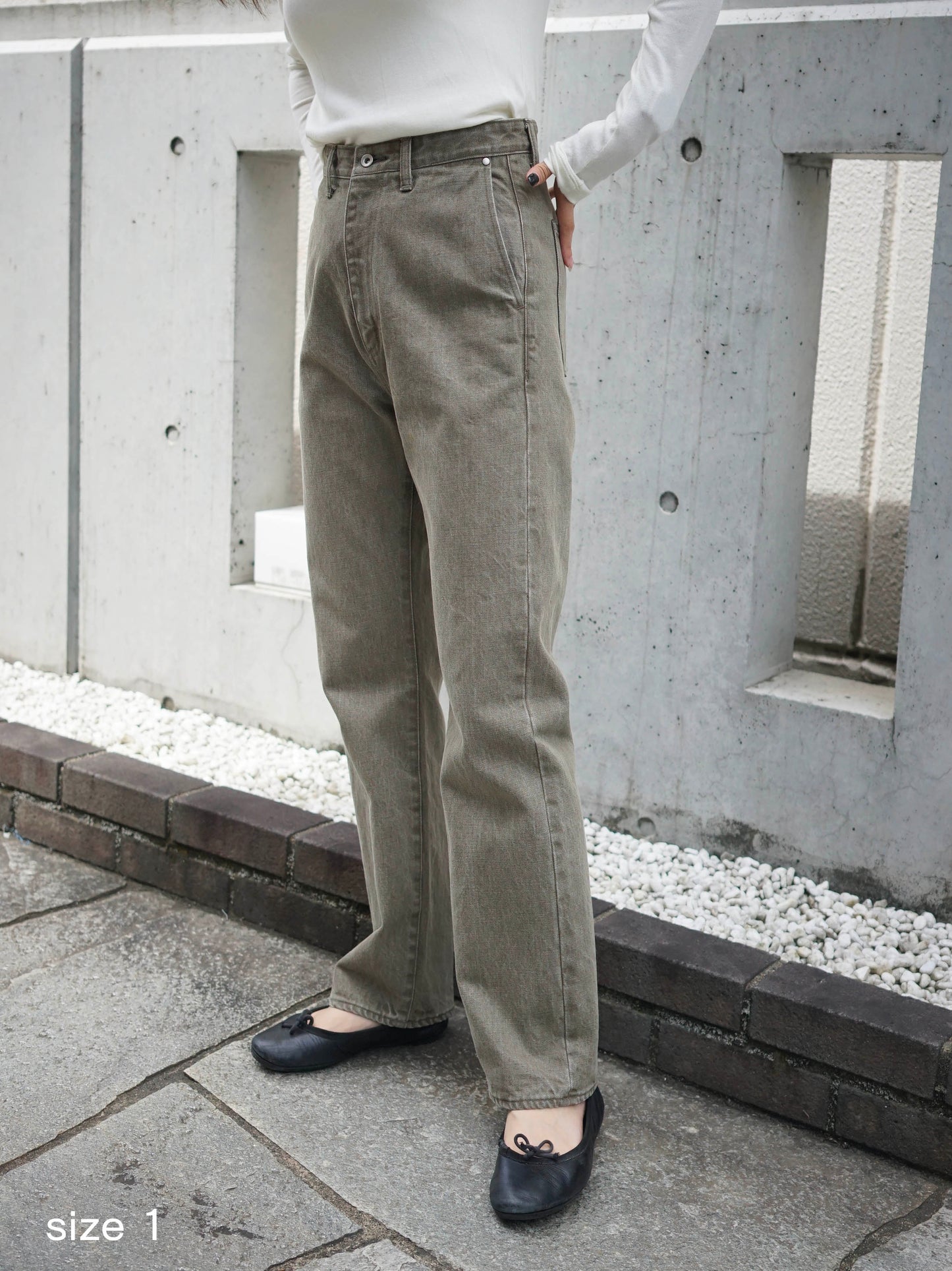 JöICEADDED / 5PK Denim Trousers “MOSS BROWN”