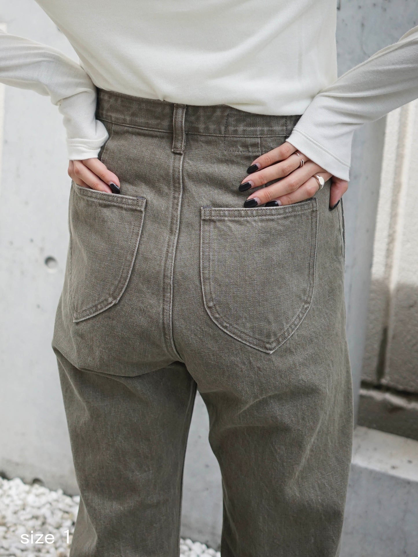 JöICEADDED / 5PK Denim Trousers “MOSS BROWN”