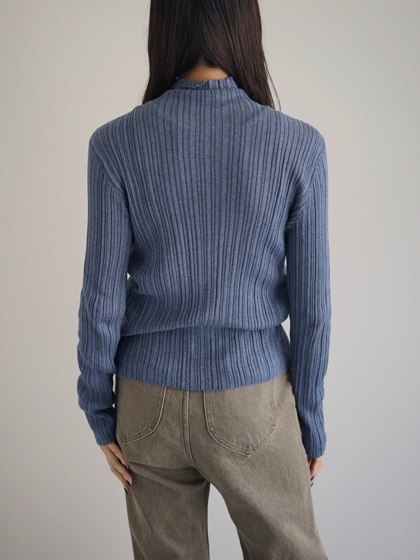 WANDERUNG / Ribbed Pullover (3color)