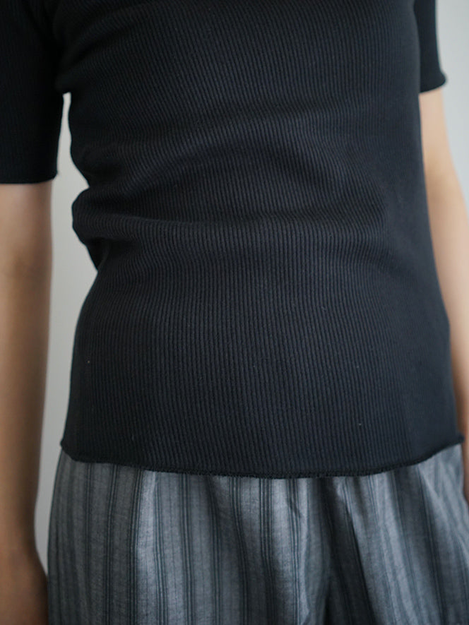 THE HINOKI / Organic Cotton Rib T-Shirt (2color)
