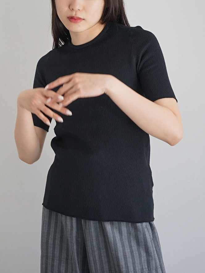 THE HINOKI / Organic Cotton Rib T-Shirt (2color)