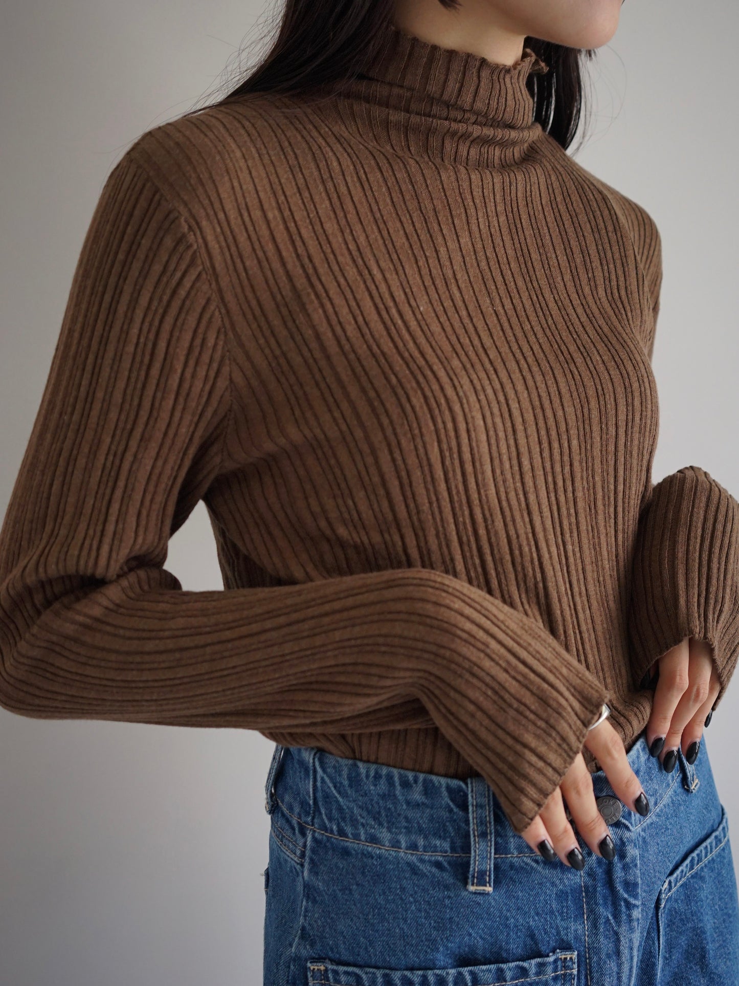 WANDERUNG / Ribbed Pullover (3color)