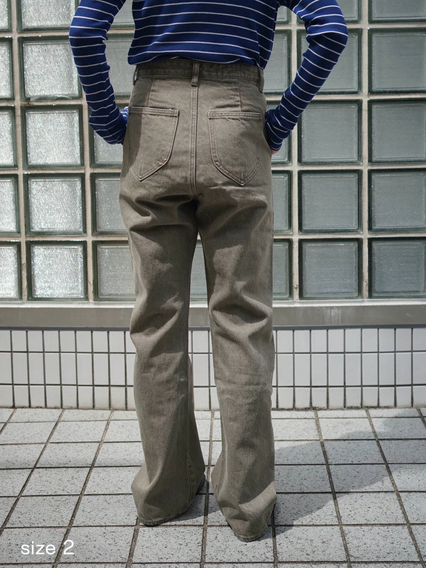 JöICEADDED / 5PK Denim Trousers “MOSS BROWN”