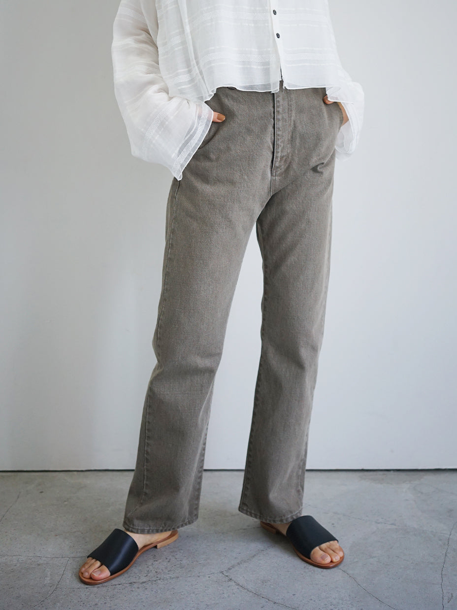 JöICEADDED / 5PK Denim Trousers “MOSS BROWN”