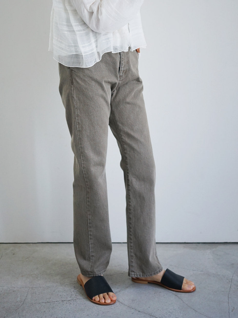 JöICEADDED / 5PK Denim Trousers “MOSS BROWN”