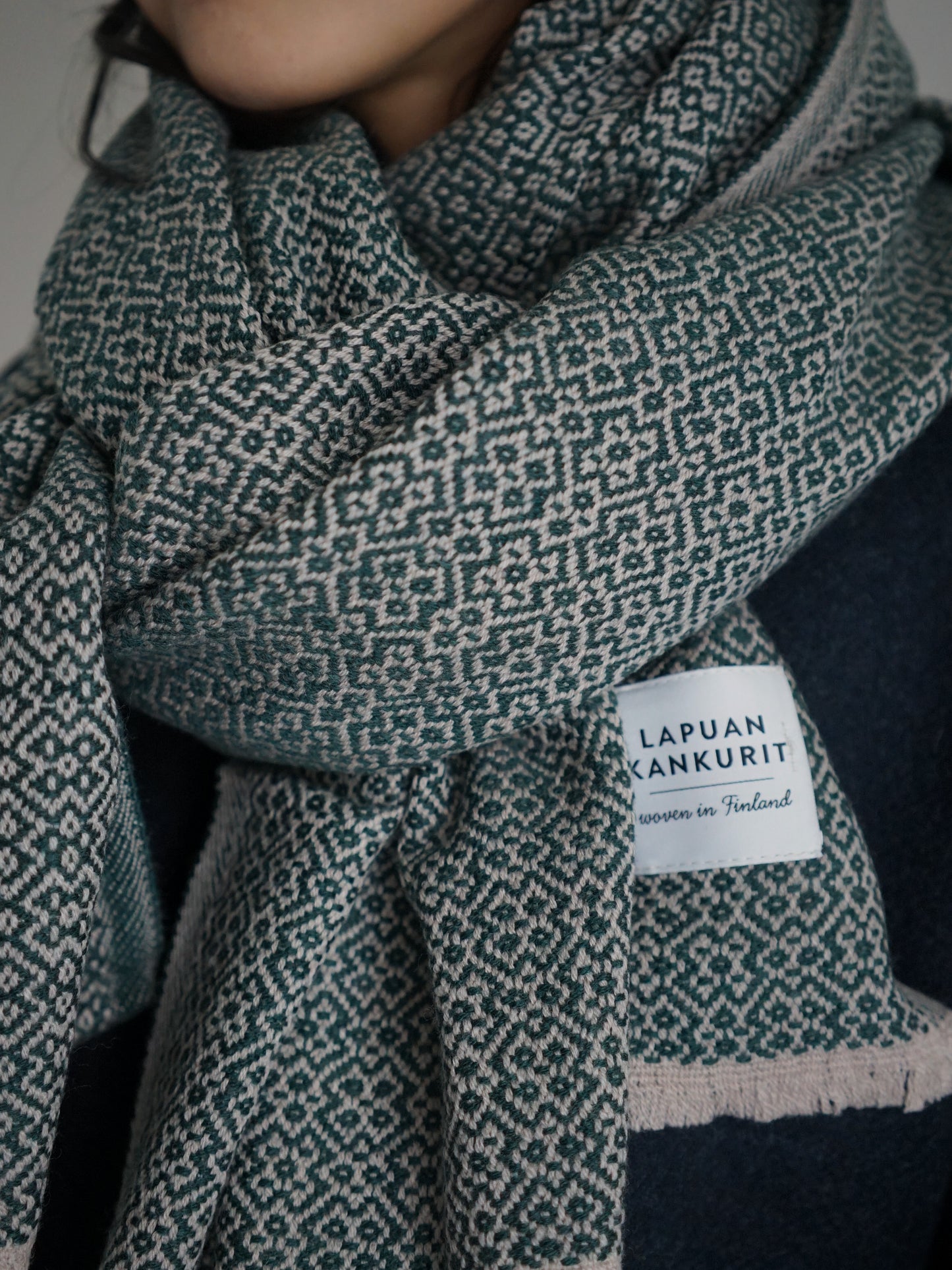 LAPUAN KANKURIT / KOLI merino wool scarf (3color)