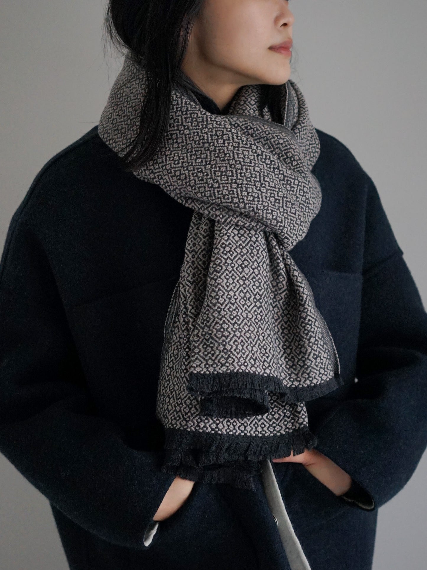 LAPUAN KANKURIT / KOLI merino wool scarf (3color)