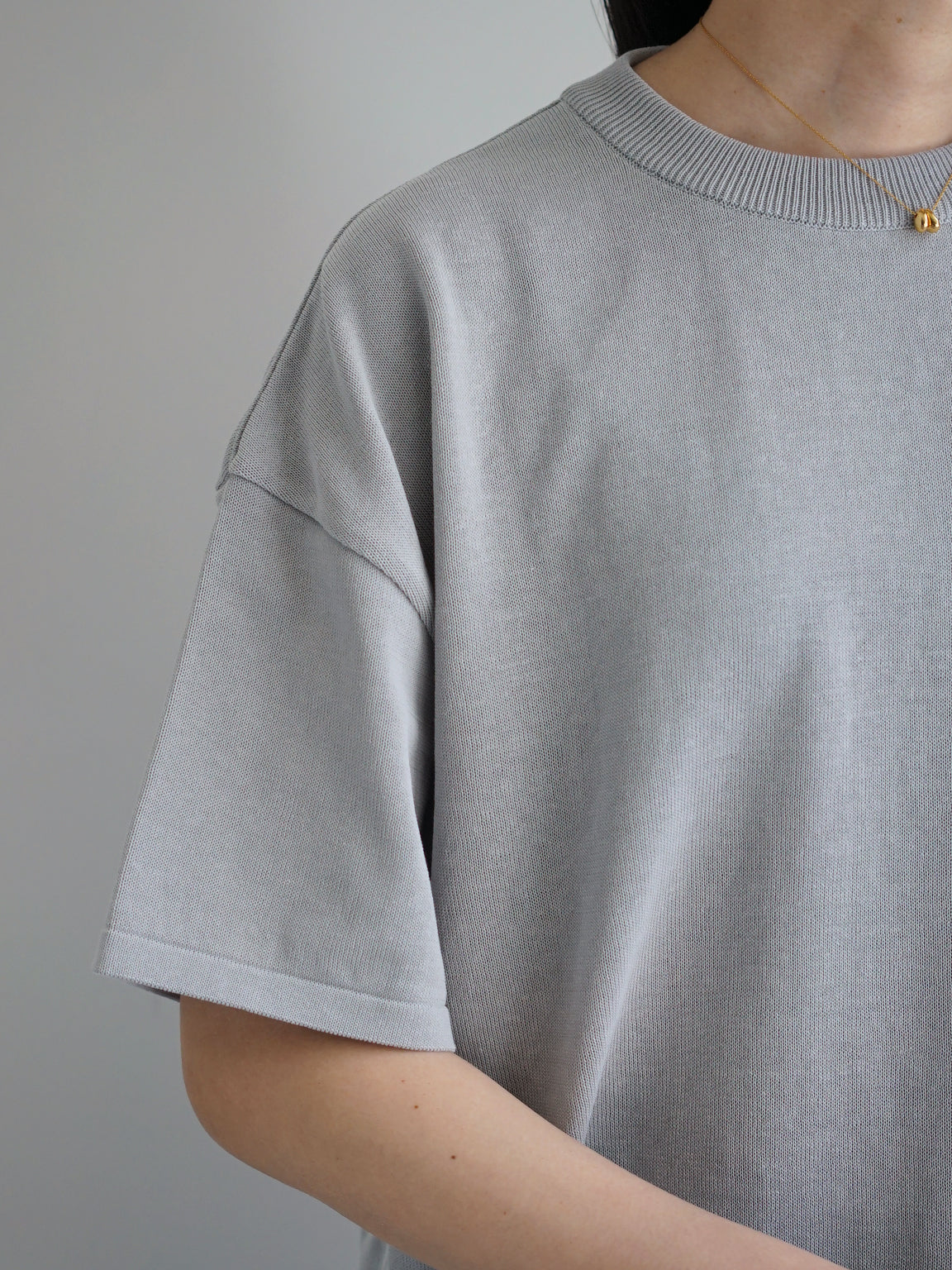 TORICI / アイスビックTセーター “ICE GRAY”