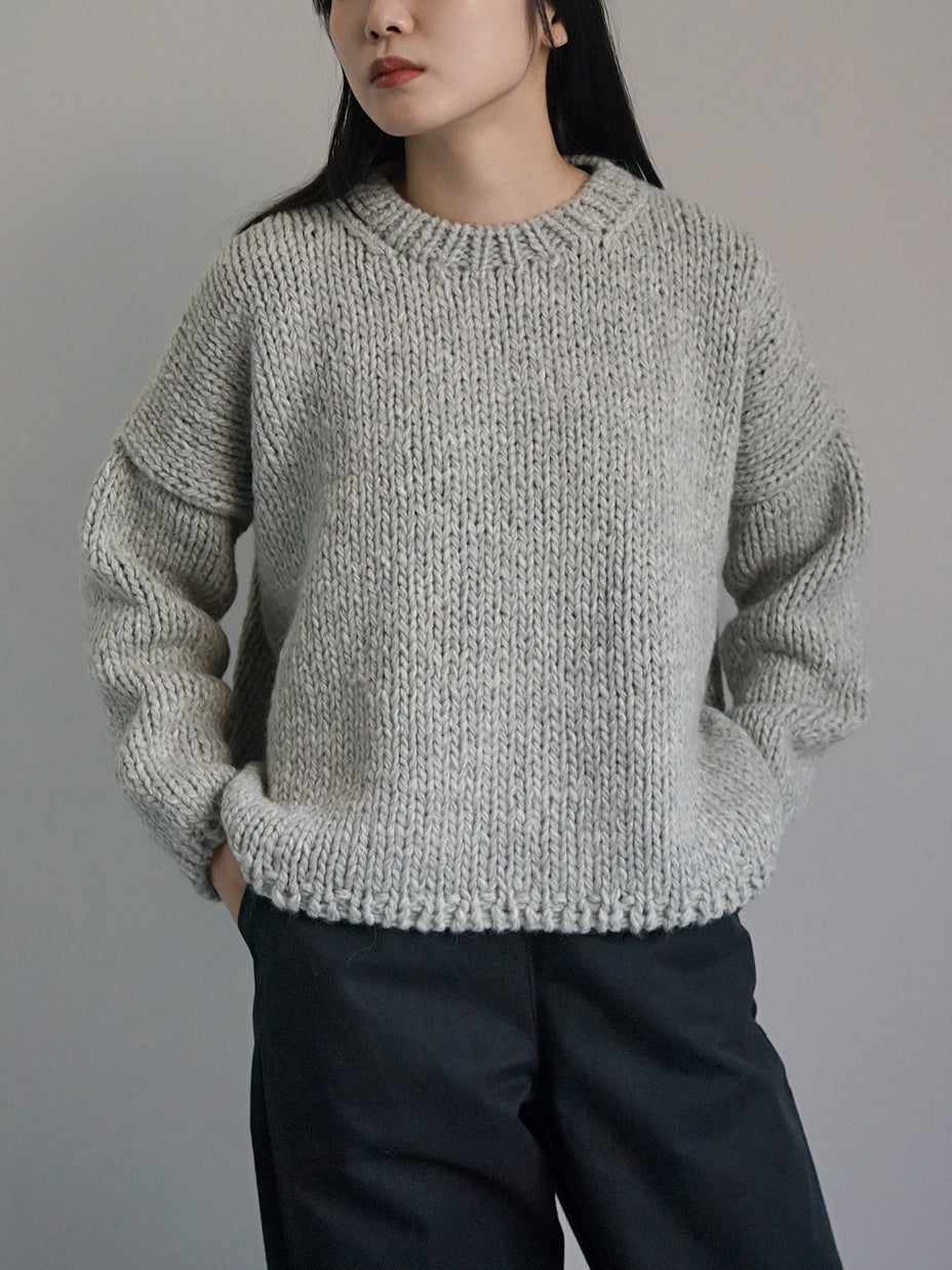 TORICI / AIRセーターSS  “LIGHT GRAY”