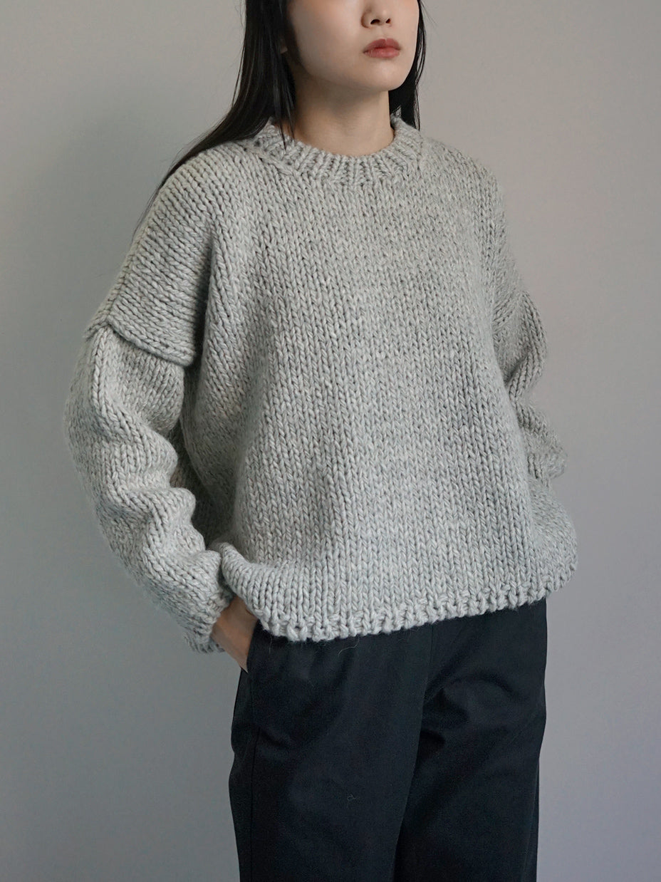 TORICI / AIRセーターSS  “LIGHT GRAY”