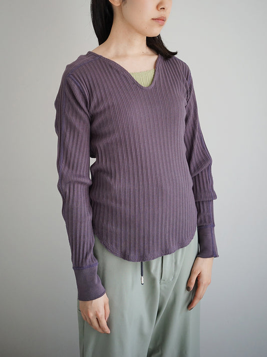 JöICEADDED /  Picot hem Long Sleeve Top (2color)