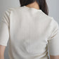 THE HINOKI / Organic Cotton Rib T-Shirt (2color)