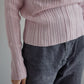 WANDERUNG / Ribbed Pullover (3color)