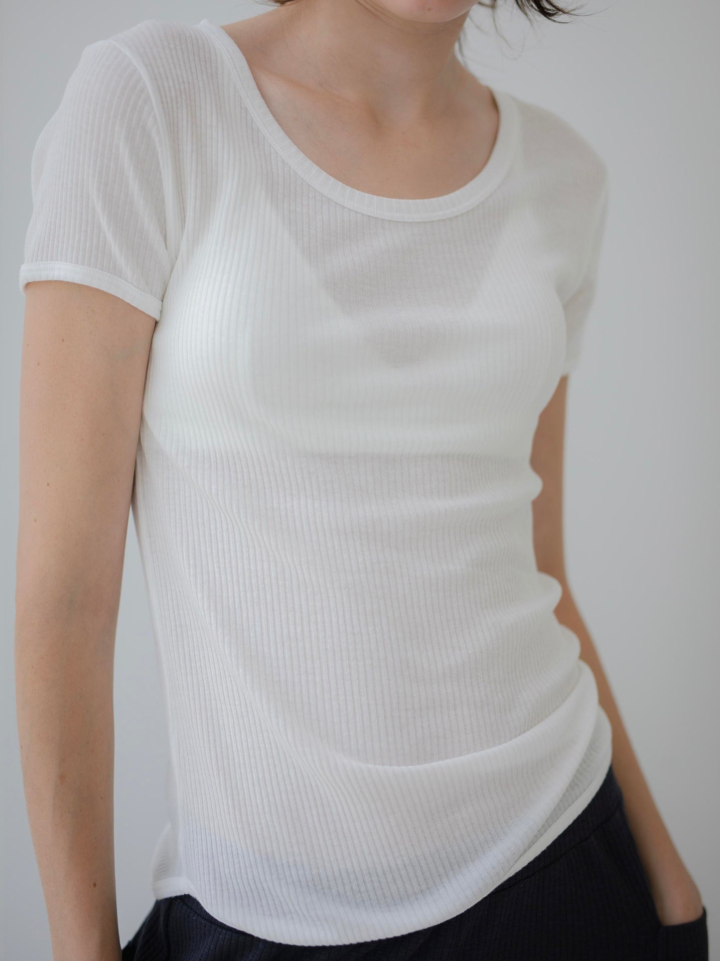 Sacre / リブTシャツ (3color)