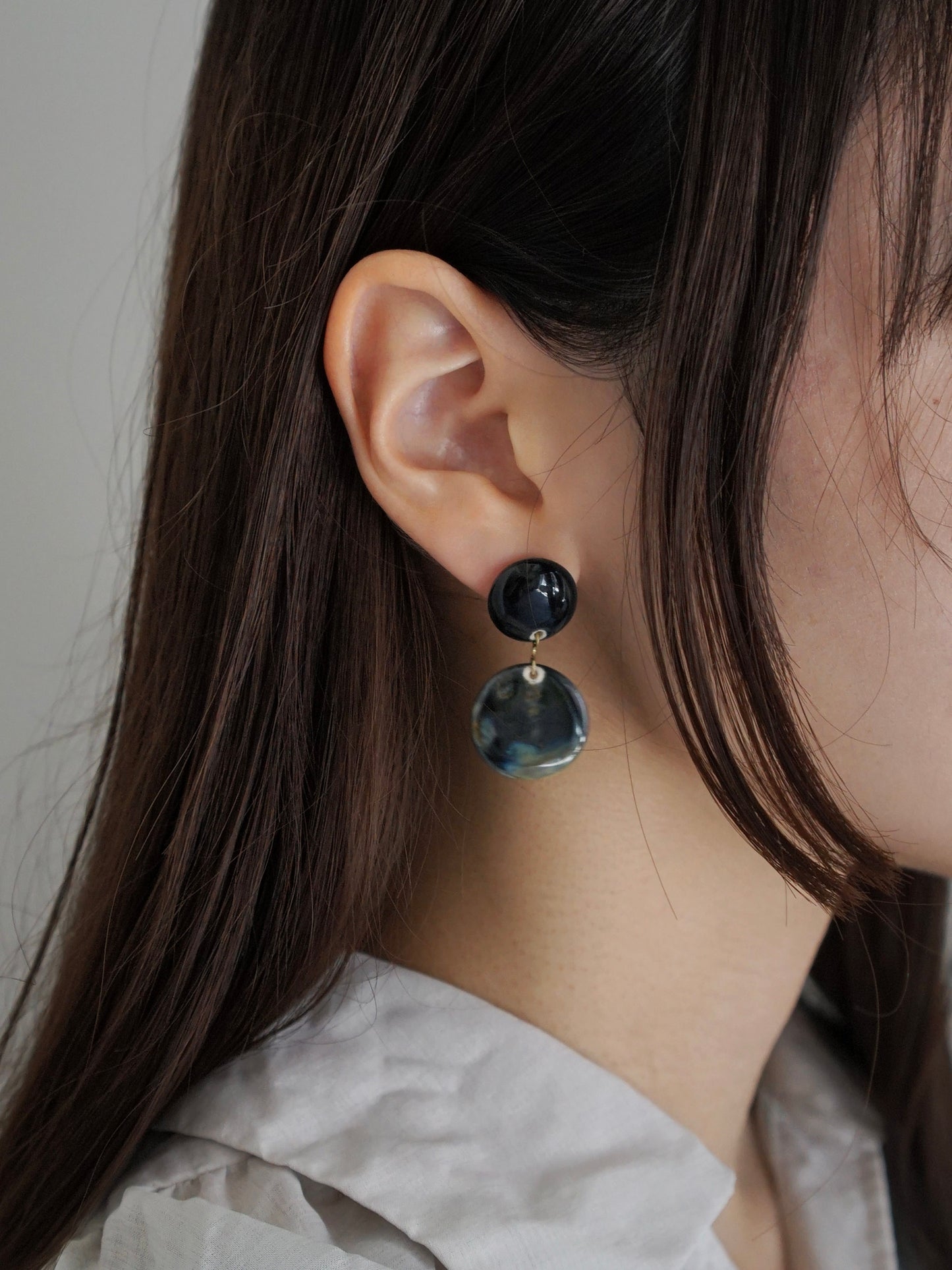 SŌK / dangle LAND - MARU (pierce & earring)