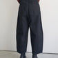 JöICEADDED / Round Wide Denim Trousers (BLACK)