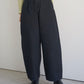 JöICEADDED / Round Wide Denim Trousers (BLACK)