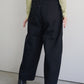 JöICEADDED / Round Wide Denim Trousers (BLACK)