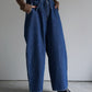 JöICEADDED /  Round wide denim Trousers (BLUE)