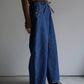 JöICEADDED /  Round wide denim Trousers (BLUE)