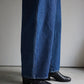 JöICEADDED /  Round wide denim Trousers (BLUE)