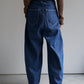 JöICEADDED /  Round wide denim Trousers (BLUE)