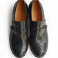 forme / Botton strap shoes “black”
