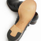 forme / Botton strap shoes “black”