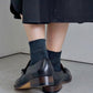 forme / Botton strap shoes “black”