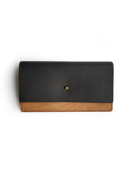 forme / Long wallte "Liscio - black"